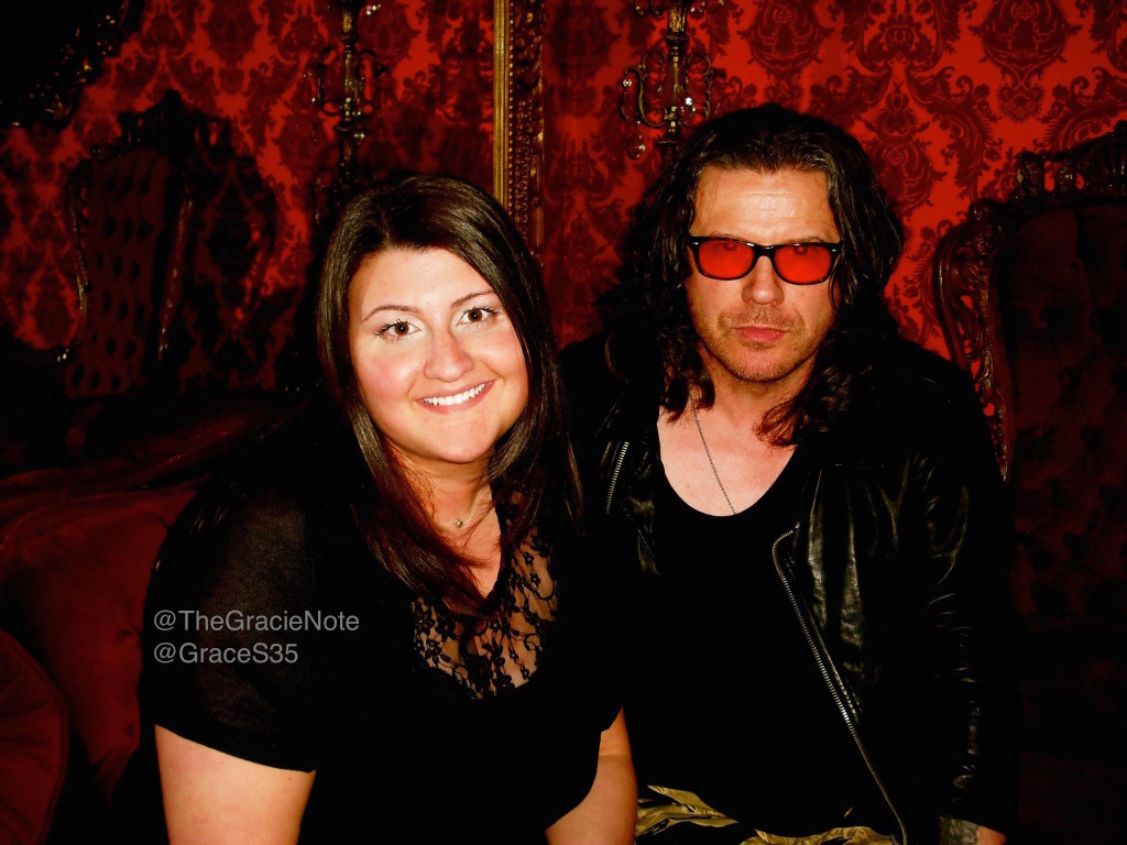 Grace Stanisci and Ian Astbury of The Cult